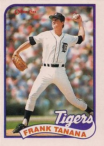 #299 Frank Tanana - Detroit Tigers - 1989 O-Pee-Chee Baseball