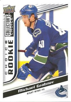 #299 Michael Grabner - Vancouver Canucks - 2009-10 Collector's Choice Hockey