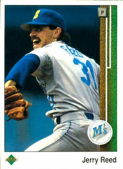 #529 Jerry Reed - Seattle Mariners - 1989 Upper Deck Baseball