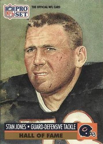 #29 Stan Jones - Chicago Bears - 1991 Pro Set Football