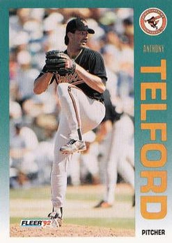 #29 Anthony Telford - Baltimore Orioles - 1992 Fleer Baseball
