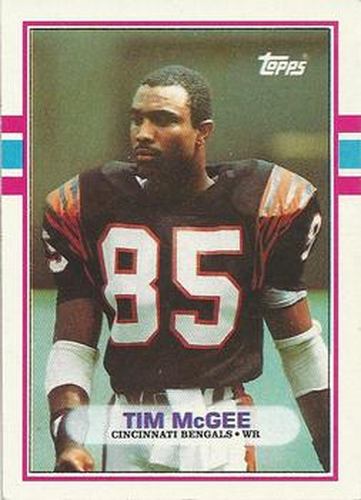 #29 Tim McGee - Cincinnati Bengals - 1989 Topps Football