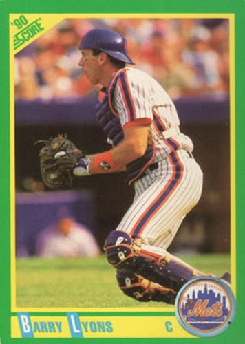 #29 Barry Lyons - New York Mets - 1990 Score Baseball