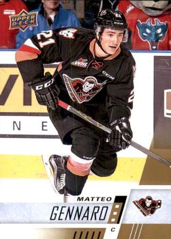 #29 Matteo Gennaro - Calgary Hitmen - 2017-18 Upper Deck CHL Hockey
