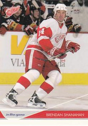 #29 Brendan Shanahan - Detroit Red Wings - 2003-04 In The Game Toronto Star Hockey