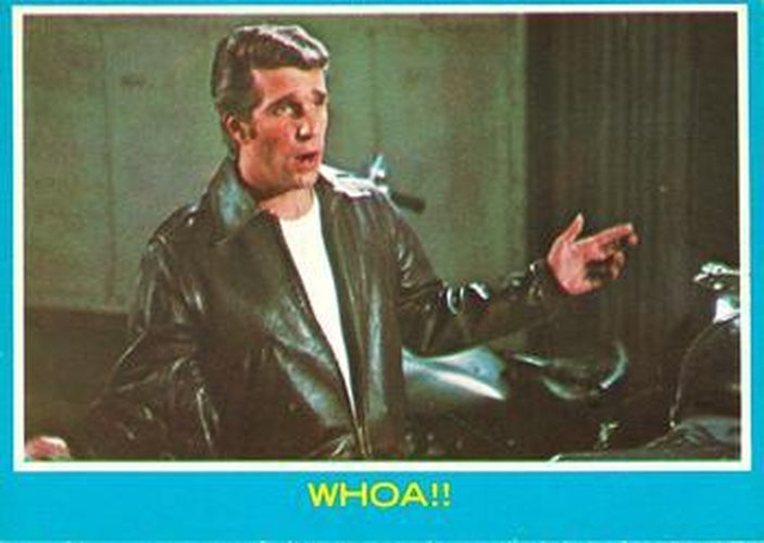 #29 Whoa!! - 1976 O-Pee-Chee Happy Days