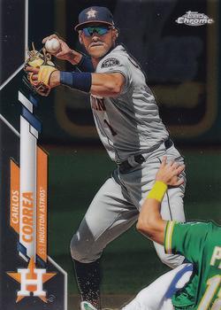 #29 Carlos Correa - Houston Astros - 2020 Topps Chrome Baseball