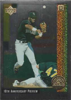 #29 Eric Young - Colorado Rockies - 1998 Upper Deck - 10th Anniversary Preview Baseball