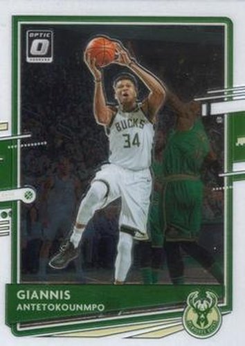 #29 Giannis Antetokounmpo - Milwaukee Bucks - 2020-21 Donruss Optic Basketball