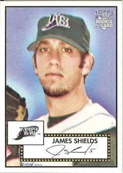 #29 James Shields - Tampa Bay Devil Rays - 2006 Topps 1952 Edition Baseball
