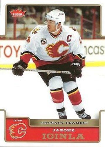 #29 Jarome Iginla - Calgary Flames - 2006-07 Fleer Hockey