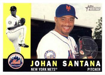 #29 Johan Santana - New York Mets - 2009 Topps Heritage Baseball