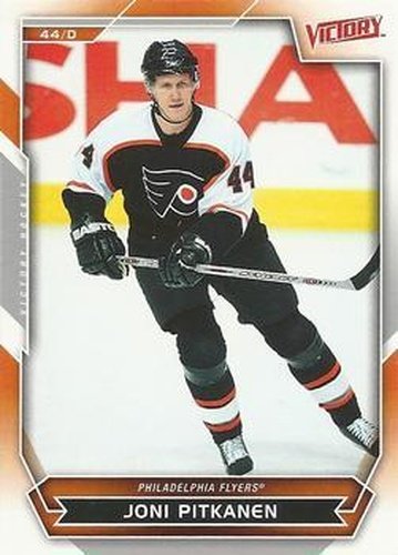 #29 Joni Pitkanen - Philadelphia Flyers - 2007-08 Upper Deck Victory Hockey