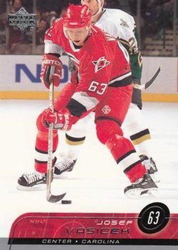#29 Josef Vasicek - Carolina Hurricanes - 2002-03 Upper Deck Hockey