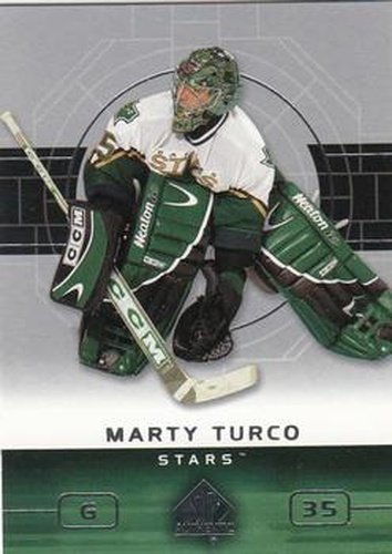 #29 Marty Turco - Dallas Stars - 2002-03 SP Authentic Hockey
