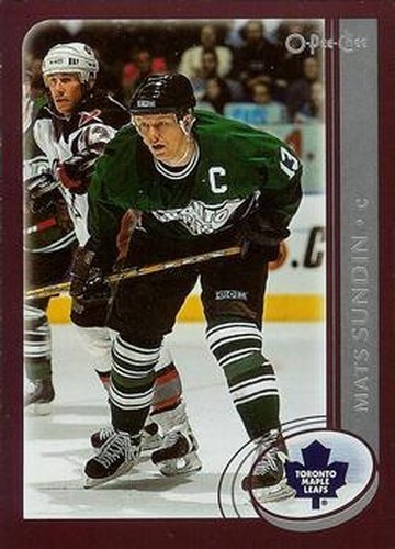#29 Mats Sundin - Toronto Maple Leafs - 2002-03 O-Pee-Chee Hockey