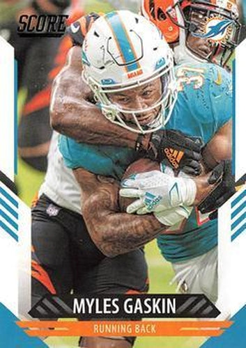 #29 Myles Gaskin - Miami Dolphins - 2021 Score Football
