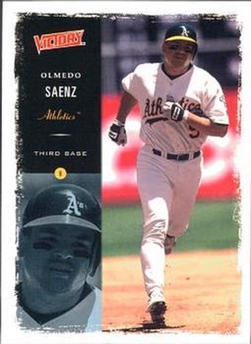 #29 Olmedo Saenz - Oakland Athletics - 2000 Upper Deck Victory Baseball