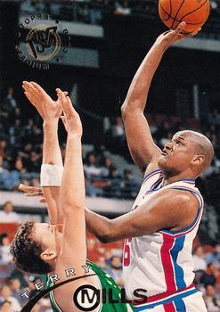 #29 Terry Mills - Detroit Pistons - 1994-95 Stadium Club Basketball