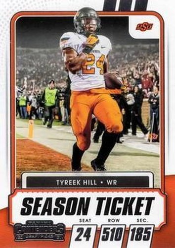#29 Tyreek Hill - Oklahoma State Cowboys - 2021 Panini Contenders Draft Picks Football