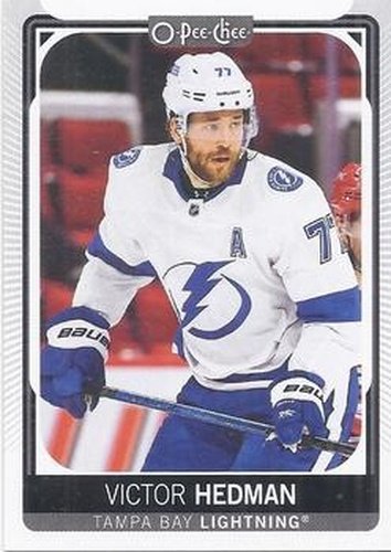 #29 Victor Hedman - Tampa Bay Lightning - 2021-22 O-Pee-Chee Hockey