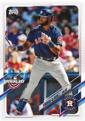 #29 Yordan Alvarez - Houston Astros - 2021 Topps Opening Day Baseball