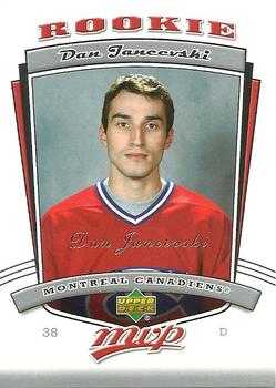 #329 Dan Jancevski - Montreal Canadiens - 2006-07 Upper Deck MVP Hockey