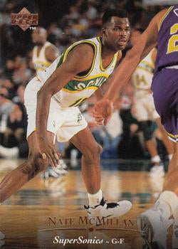 #29 Nate McMillan - Seattle SuperSonics - 1995-96 Upper Deck Basketball