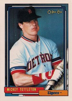 #29 Mickey Tettleton - Detroit Tigers - 1992 O-Pee-Chee Baseball