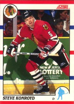 #29 Steve Konroyd - Chicago Blackhawks - 1990-91 Score Canadian Hockey