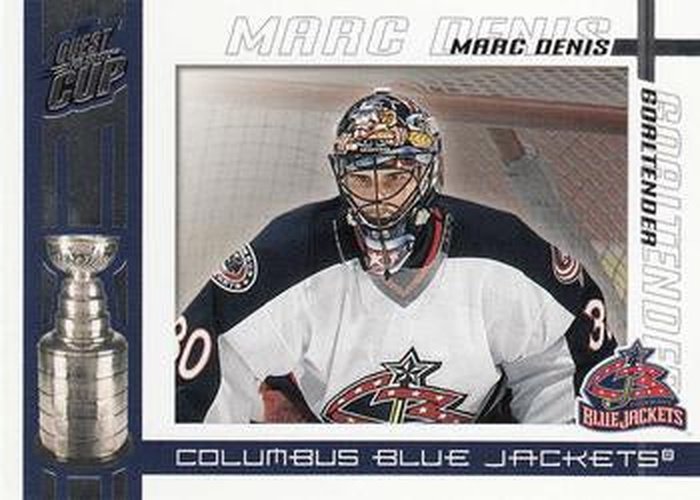 #29 Marc Denis - Columbus Blue Jackets - 2003-04 Pacific Quest for the Cup Hockey