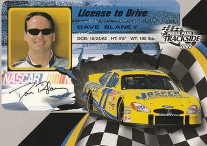 #LD2 Dave Blaney - Jasper Motorsports - 2002 Press Pass Trackside Racing - License to Drive