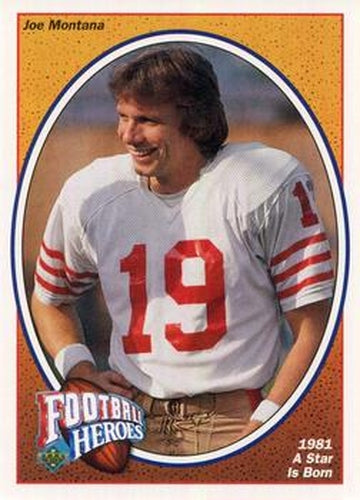 #2 Joe Montana - San Francisco 49ers - 1991 Upper Deck - Football Heroes: Joe Montana Football