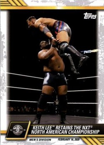 #2 Keith Lee Retains the NXT North American Championship - 2021 Topps WWE NXT Wrestling