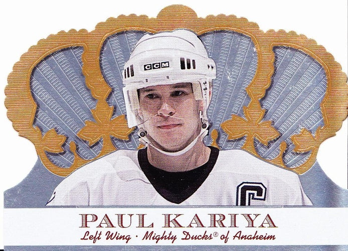 #2 Paul Kariya - Anaheim Mighty Ducks - 2000-01 Pacific Crown Royale Hockey