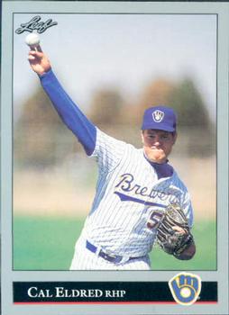 #2 Cal Eldred - Milwaukee Brewers - 1992 Leaf Baseball