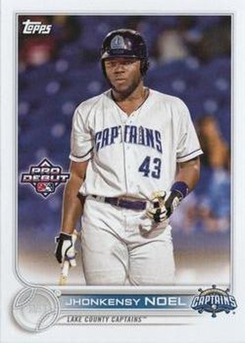 #PD-2 Jhonkensy Noel - Lake County Captains - 2022 Topps Pro Debut Baseball
