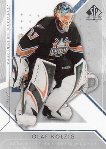 #2 Olaf Kolzig - Washington Capitals - 2006-07 SP Authentic Hockey