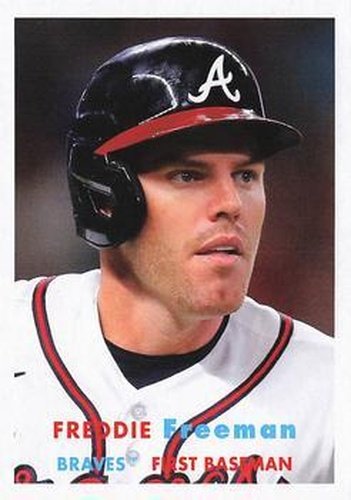 #2 Freddie Freeman - Atlanta Braves - 2021 Topps Archives Baseball