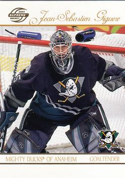 #2 Jean-Sebastien Giguere - Anaheim Mighty Ducks - 2003-04 Pacific Supreme Hockey