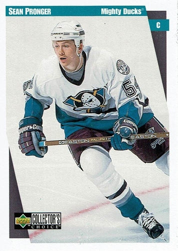 #2 Sean Pronger - Anaheim Mighty Ducks - 1997-98 Collector's Choice Hockey