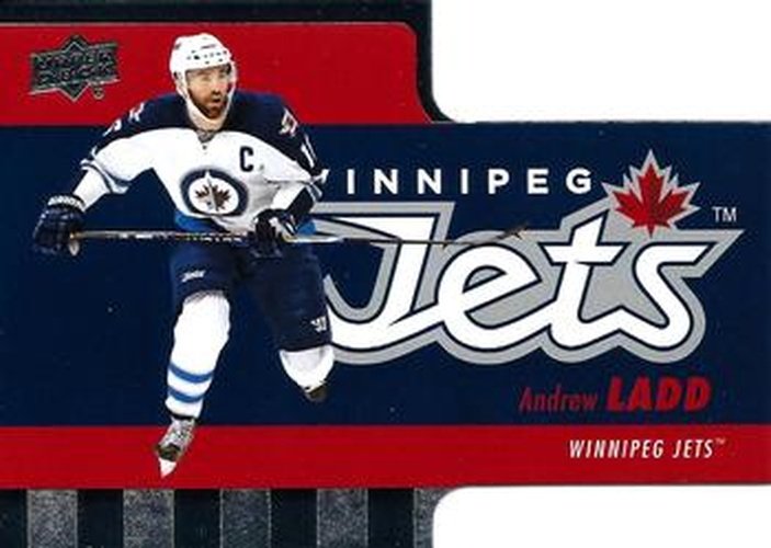 #TH-2 Andrew Ladd - Winnipeg Jets - 2015-16 Upper Deck Tim Hortons Hockey - Die Cuts