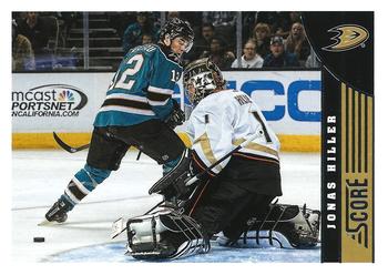 #2 Jonas Hiller - Anaheim Ducks - 2013-14 Score Hockey