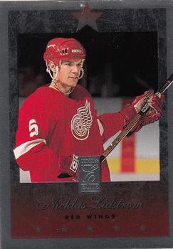 #2 Nicklas Lidstrom - Detroit Red Wings - 1995-96 Donruss Elite Hockey
