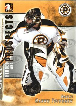 #2 Hannu Toivonen - Providence Bruins - 2004-05 In The Game Heroes and Prospects Hockey