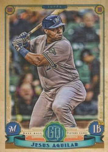 #2 Jesus Aguilar - Milwaukee Brewers - 2019 Topps Gypsy Queen Baseball