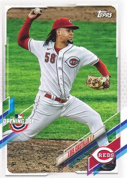 #2 Luis Castillo - Cincinnati Reds - 2021 Topps Opening Day Baseball