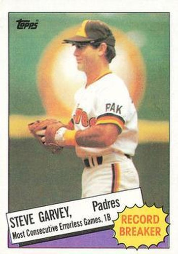 #2 Steve Garvey - San Diego Padres - 1985 Topps Baseball