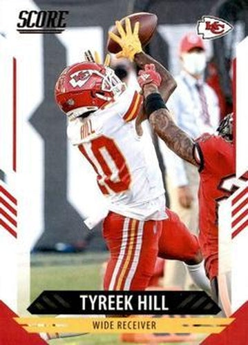 #2 Tyreek Hill - Kansas City Chiefs - 2021 Score Football