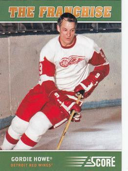 #OS2 Gordie Howe - Detroit Red Wings - 2012-13 Score Hockey - Franchise Original Six